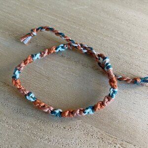 Odile Bracelet, anklet, trendy, comfortable, tie, embroidery thread, woven, gift